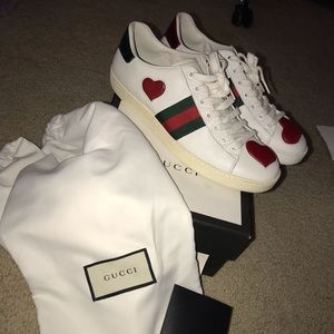 Gucci Ace Heart Sneakers